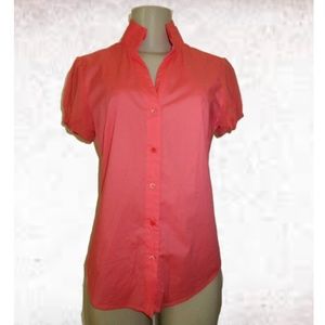 NEW J. PETERMAN Pink Silk Sleeve Blouse Size 4